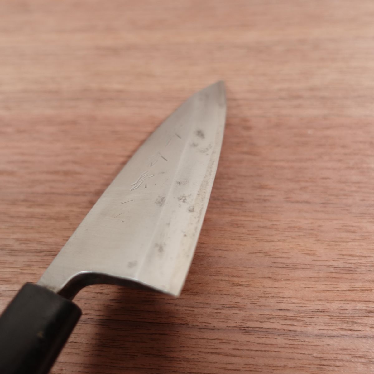 Sakai Shugaku Ko-Deba Knife, Sharpened, Aji-Kiri Knife, 110mm