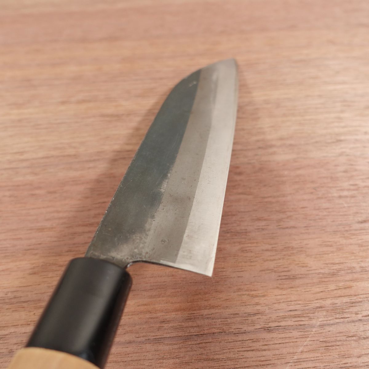 Tosa Yamaho Santoku Knife, Sharpened, Kurouchi Finish, All-Purpose Knife, Tosa Ichi, Aonyu, Special, 170mm