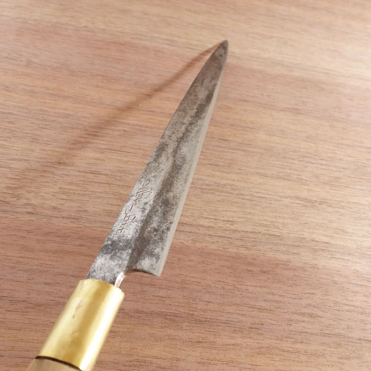 Sakai Kikushige Yanagiba Knife, Sharpened, Sashimi Knife, Carbon Steel, 235mm
