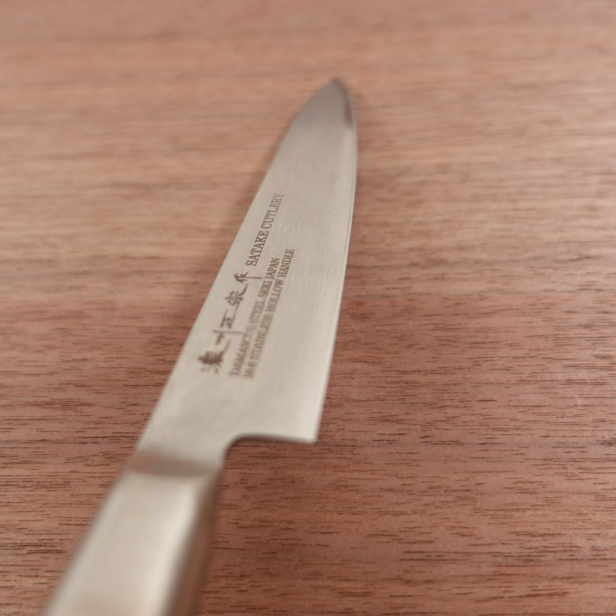 Noshu Masamune Petty Knife, Sharpened, Damascus, Fruit Knife, All Stainless Steel, 150mm