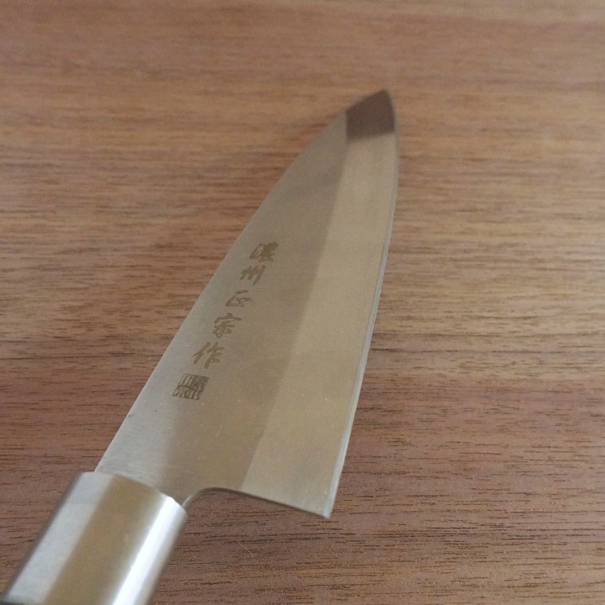 Noshu Masamune Santoku Knife, Sharpened, All-Purpose Knife, Stainless Steel, Lightly Used, 160mm