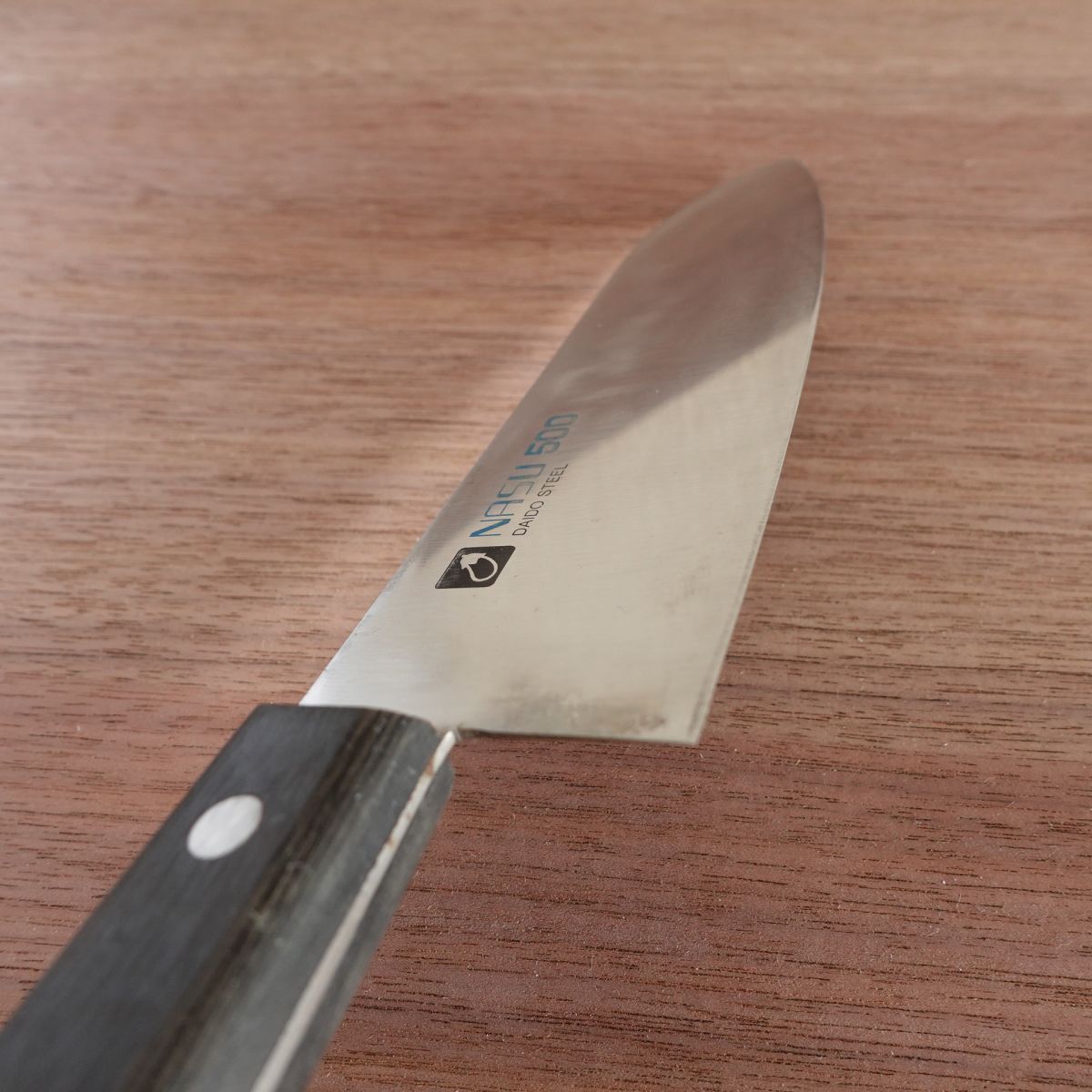 Nasu Santoku Knife, Sharpened, NASU 500, Stainless Steel, 165mm