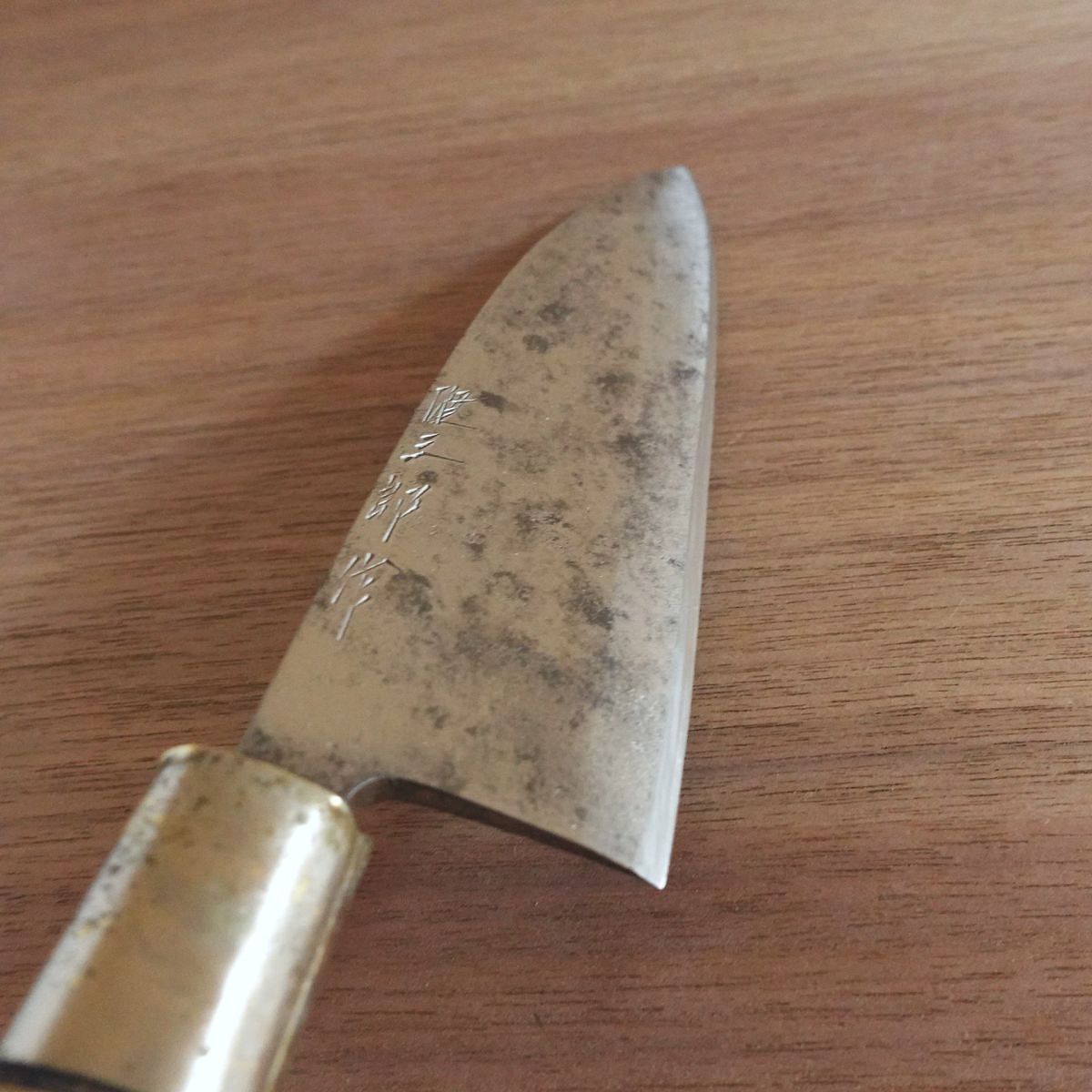 Ryusaburo Deba Knife, Sharpened, Hagane, Single-Edged, Custom Forged, 150mm