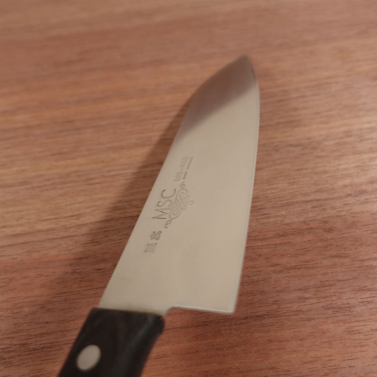 Masahiro Santoku Knife, Sharpened, MSC, All-Purpose Knife, MS-400, Stainless Steel, 170mm