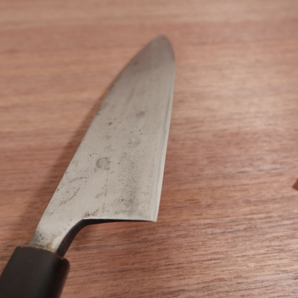 Masamoto Large Deba Knife, Sharpened, Water Buffalo Handle, Large Size, Carbon Steel, Single Bevel, 240mm