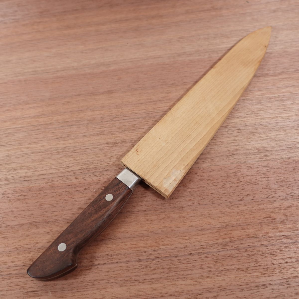 Sakai Toji Gyuto Knife, Sharpened, Masashige, All-Purpose Knife, Chef's Knife, Minimal Signs of Use, Wooden Sheath Included, 240mm