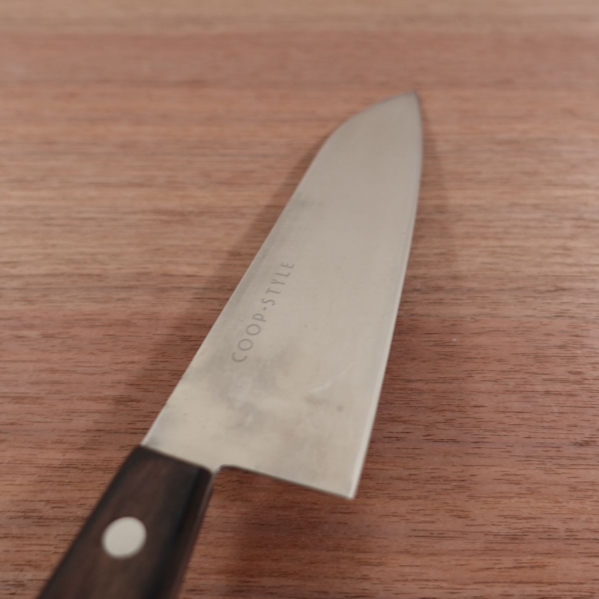 COOP-STYLE Santoku Knife, Sharpened, All-Purpose Knife, Stainless Steel, 180mm