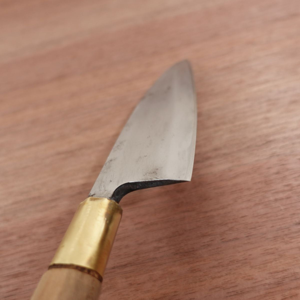 Masataka Deba Knife, Sharpened, Marukyu, Carbon Steel, Single Bevel, 135mm