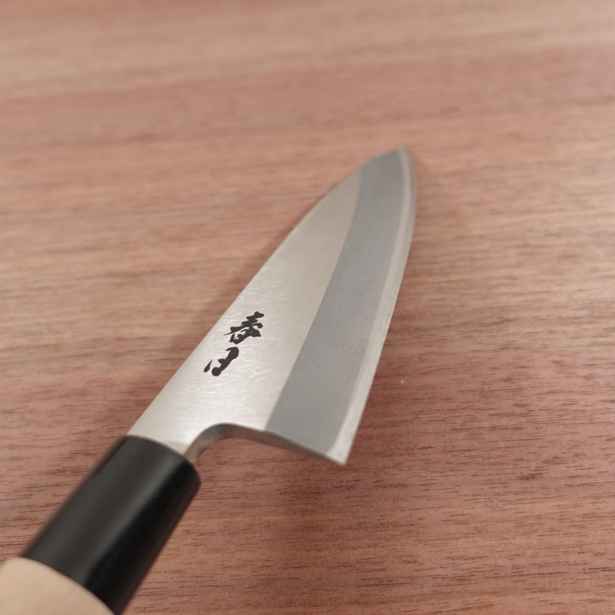 Kasuga Deba Knife, Sharpened, Stainless Steel, Single Bevel, Unused Stored Item, 155mm