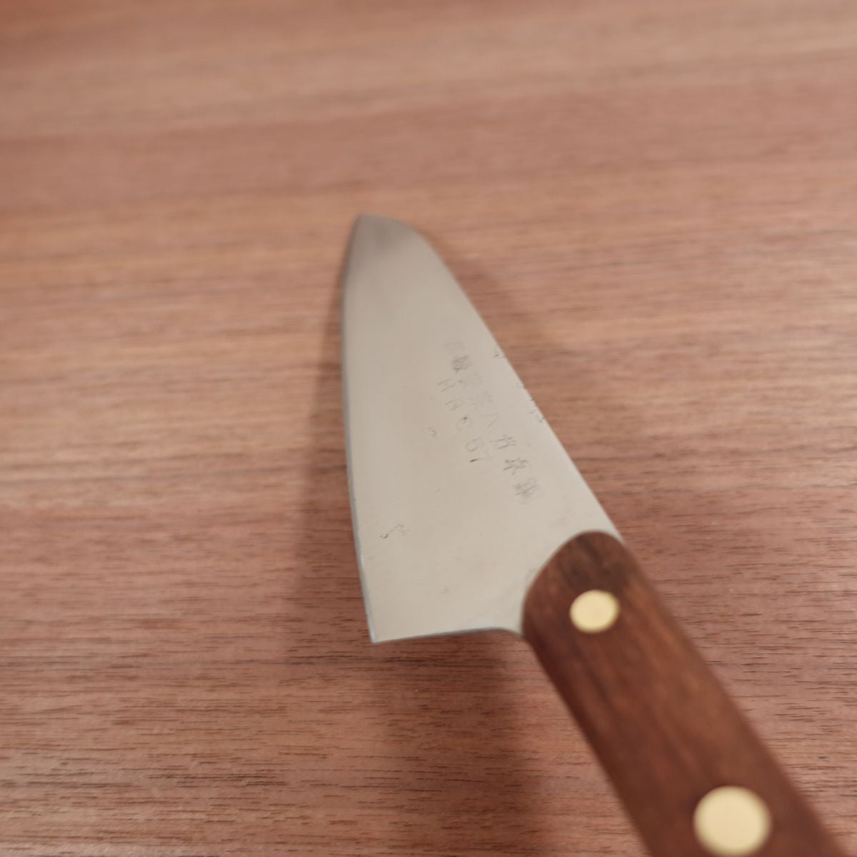 High-Grade Yasuki Carbon Steel Santoku Knife, Sharpened, HRC57, All-Purpose Knife, 160mm