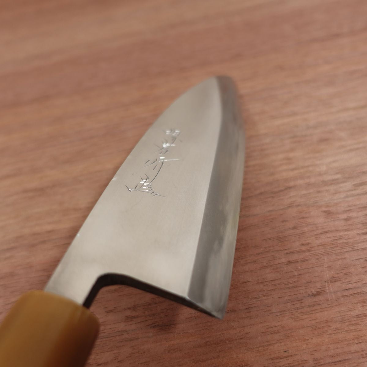 Sakai Takayuki Deba Knife, Sharpened, White Water Buffalo Octagonal Handle, Stainless Steel, Thick Deba, 155mm