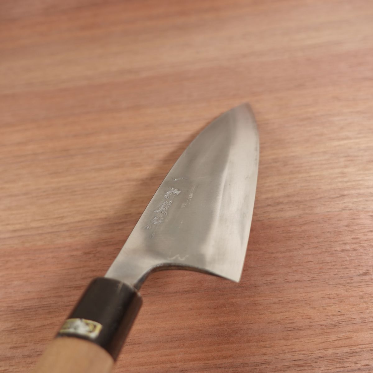 Ichiyanagi Noriyuki Deba Knife, Sharpened, Shirogami No. 1, Yasuki Steel, Single Bevel, 175mm