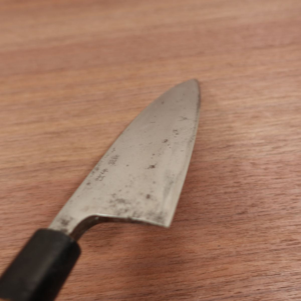 Kinyo Deba-Messer, geschliffen, handgeschmiedet, Karbonstahl, einseitig geschliffen, 165 mm