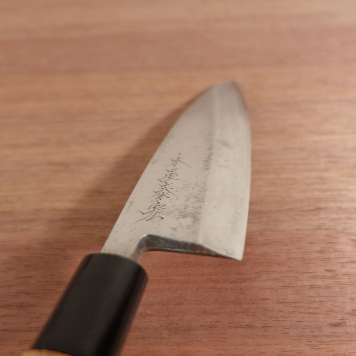 Kiya Yasuhiro Deba Knife, Sharpened, Carbon Steel, Single Bevel, 140mm