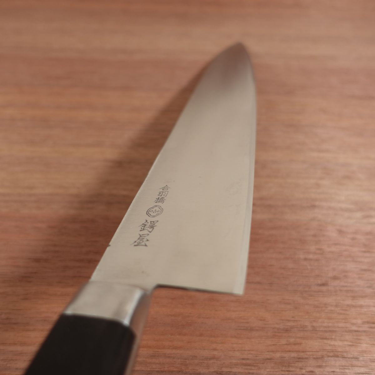 Tsubaya Gyuto Knife, Sharpened, Kappabashi Tsubaya, All-Purpose Knife, Carbon Steel, Chef's Knife, Nearly Unused Stored Item, 275mm