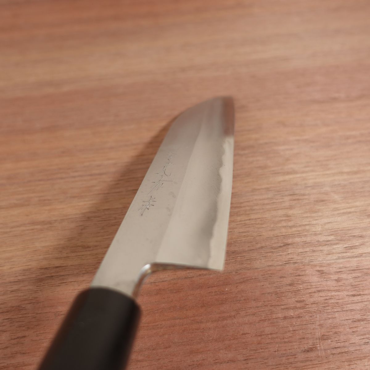 Sakai Ichimonji Mitsuhide Kama-Usuba, Sharpened, Water Buffalo Handle, Kansai Style, Upper Grade, 180mm