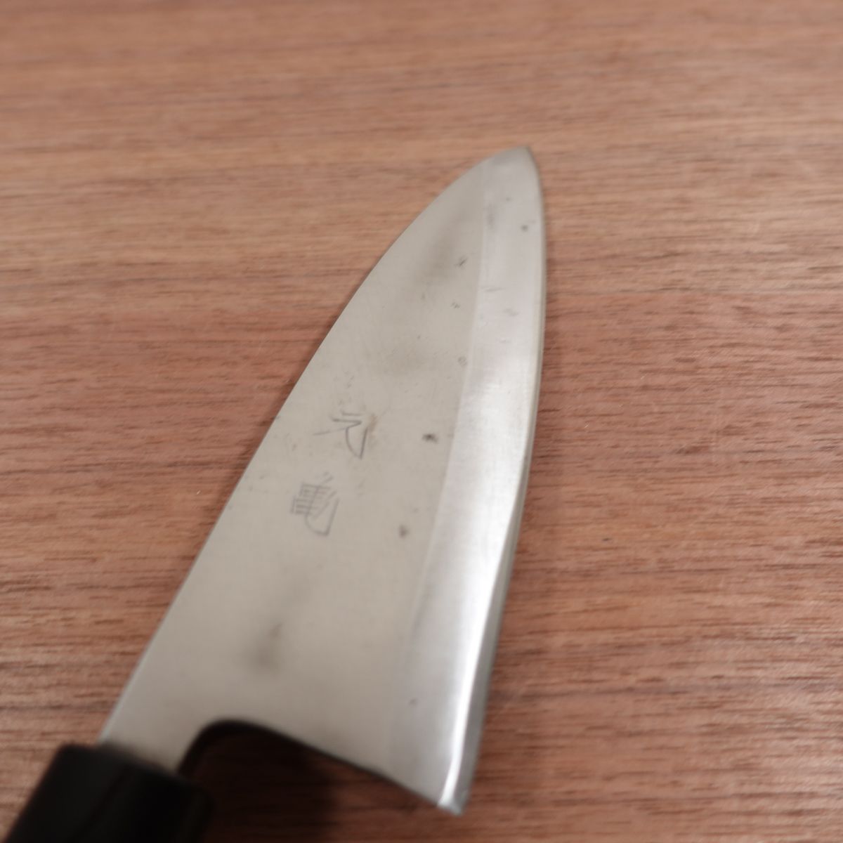 Genki Deba Knife, Sharpened, Carbon Steel, Single Bevel, Handle Like New, 150mm