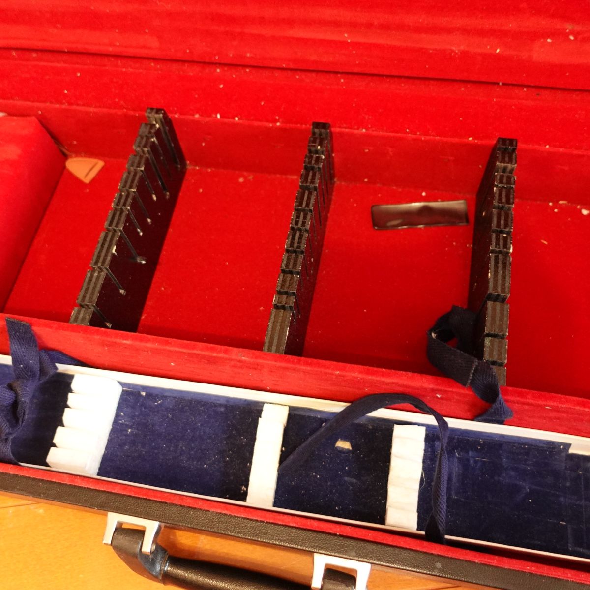 Large Black Knife Case, Attache Case, No Lock