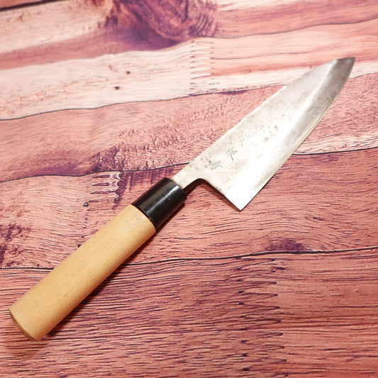 Seki-Magoroku Ginju Deba Knife, Sharpened, Single-edged, Steel