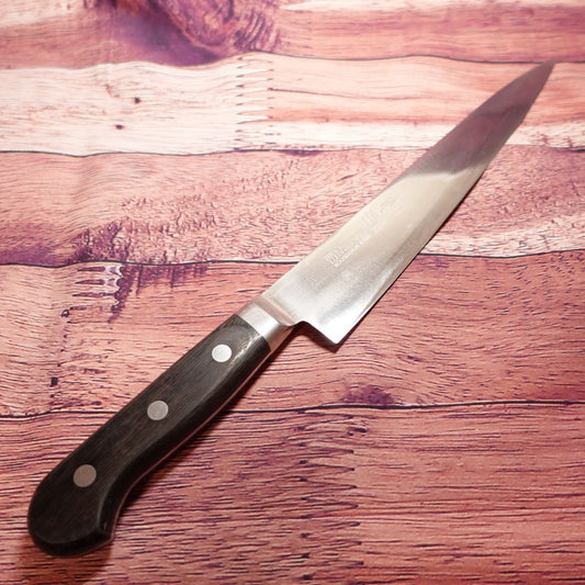 Couteau de chef MISONO Gyuto, aiguisé, acier inoxydable, double tranchant, Sujihiki, 440