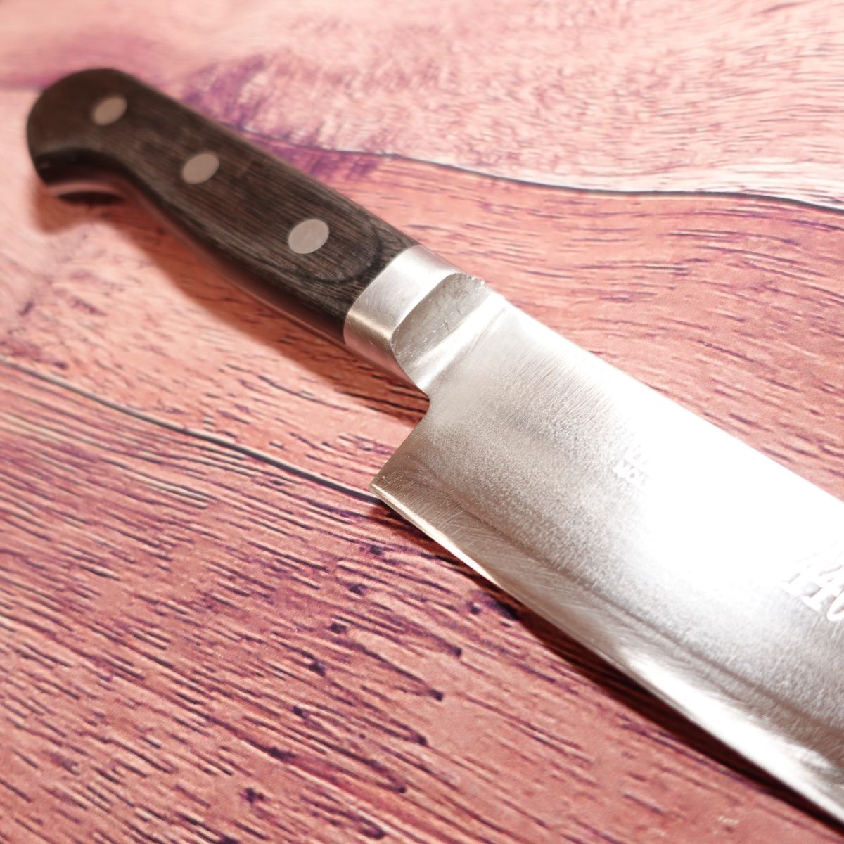 Couteau de chef MISONO Gyuto, aiguisé, acier inoxydable, double tranchant, Sujihiki, 440