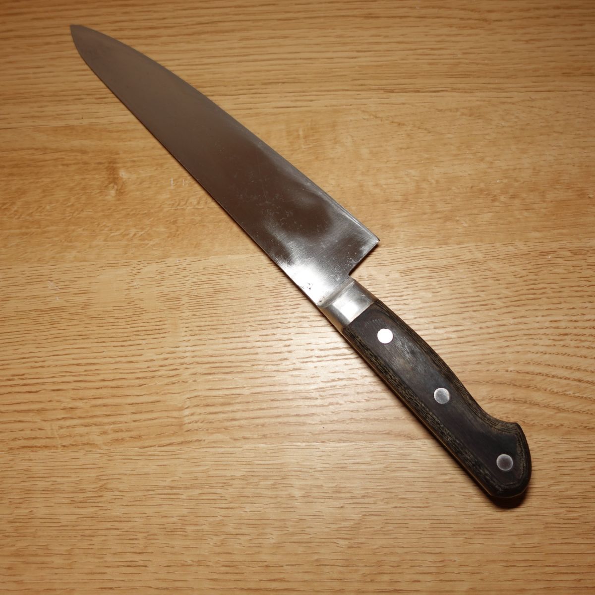 Sakai Ishito Sadamune Gyuto, Couteau de chef, aiguisé, acier inoxydable au molybdène, couteau occidental, à double tranchant