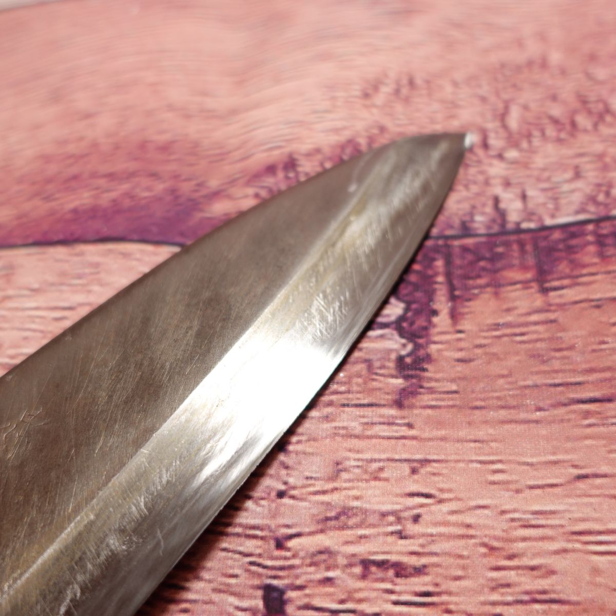 Tadamune Saku Deba Knife, Sharpened, Single-edged, Steel, With Special Steel Betsu Saku Sticker