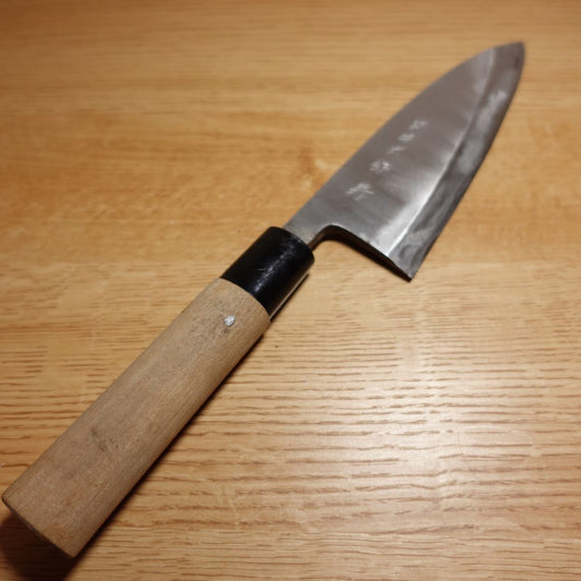 Seki-Magoroku Ginju Deba Knife, Sharpened, Single-edged