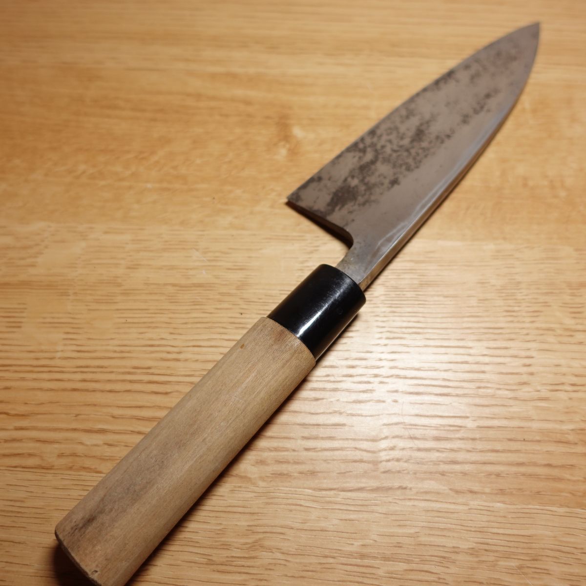 Seki-Magoroku Ginju Deba Knife, Sharpened, Single-edged