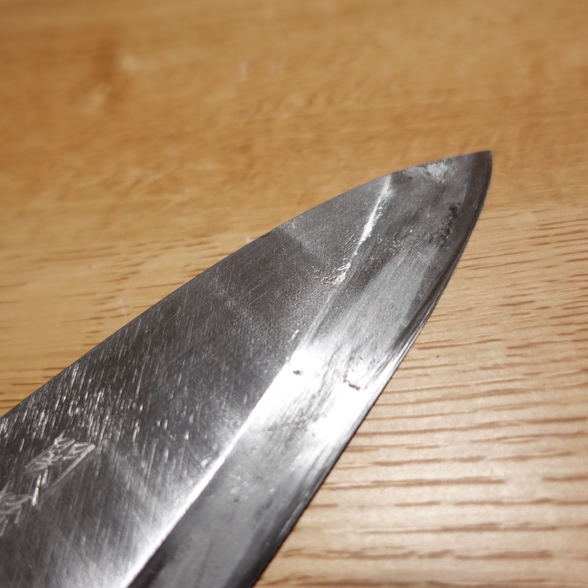 Seki-Magoroku Ginju Deba Knife, Sharpened, Single-edged