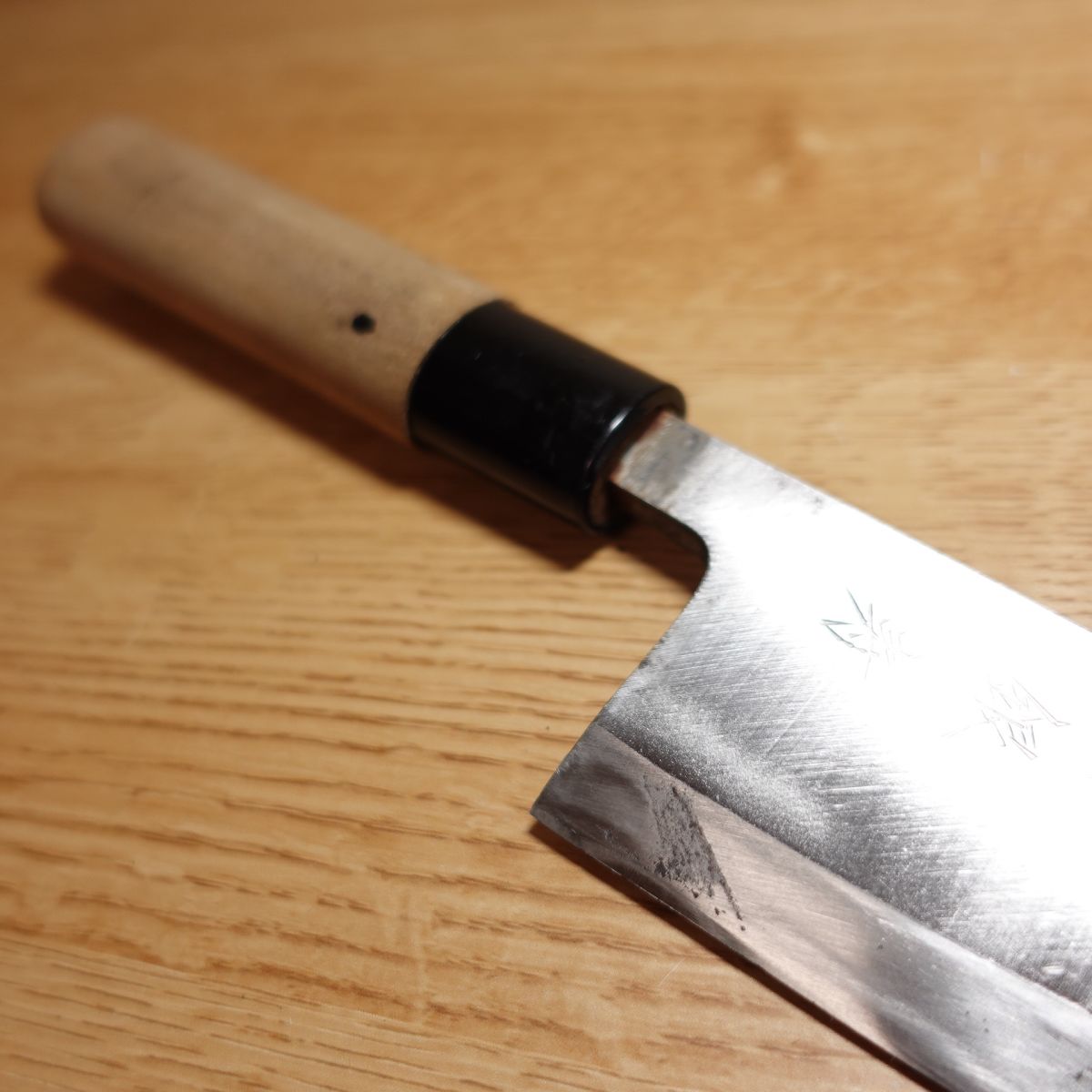 Seki-Magoroku Ginju Deba Knife, Sharpened, Single-edged