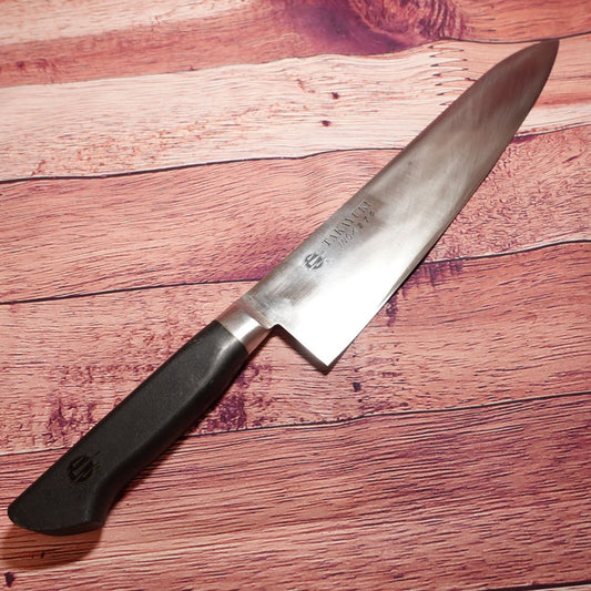 Couteau de chef Sakai Takayuki Gyuto, aiguisé, TAKAYUKI INOX 270, acier inoxydable, double tranchant