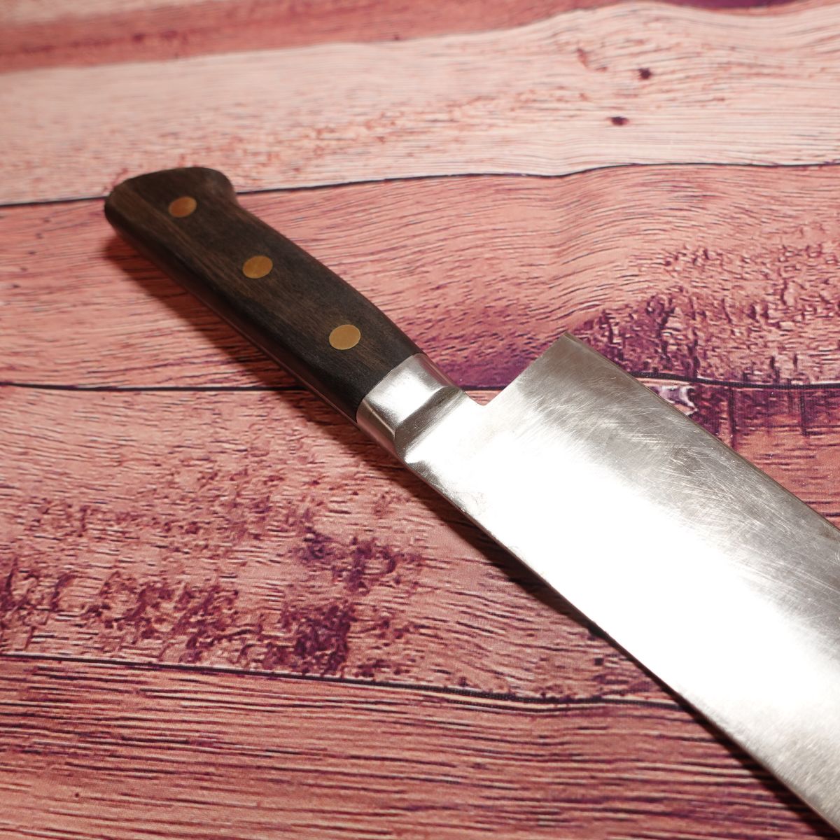 Masahiro Saku Gyuto, Couteau de chef, aiguisé, à double tranchant, en acier