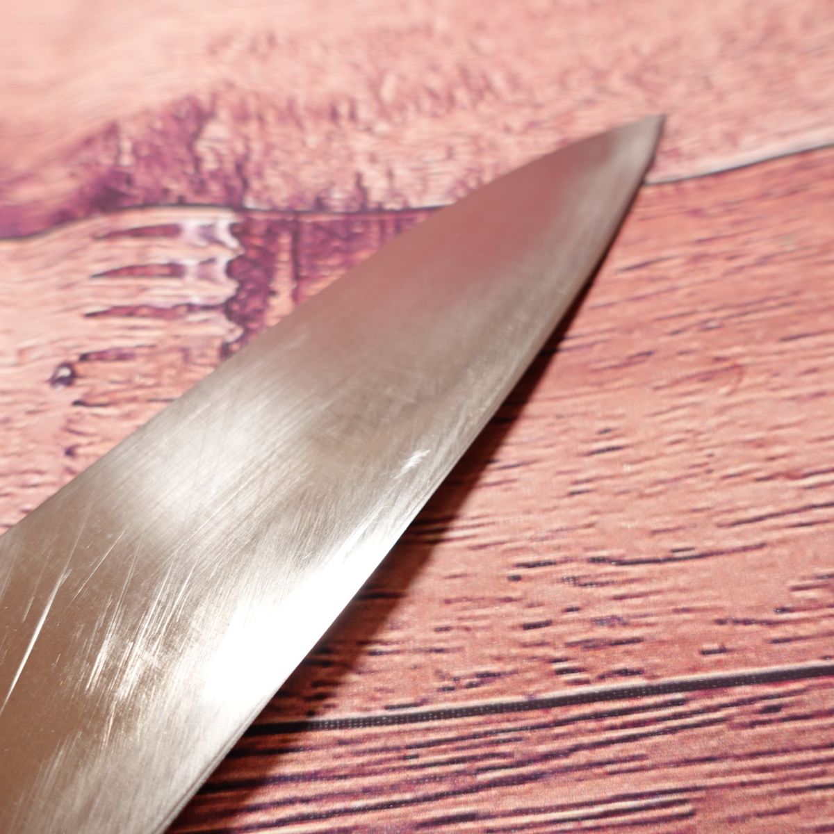 Couteau de chef Minamoto Kanehisa Gyuto, aiguisé, à double tranchant, en acier, facile à manipuler