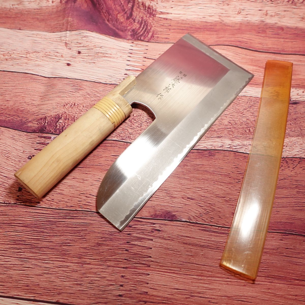 Tojiro Soba-kiri Knife, Sharpened, Menkiri Knife, Soba Cutter, With Blade Cover, Protective Coating