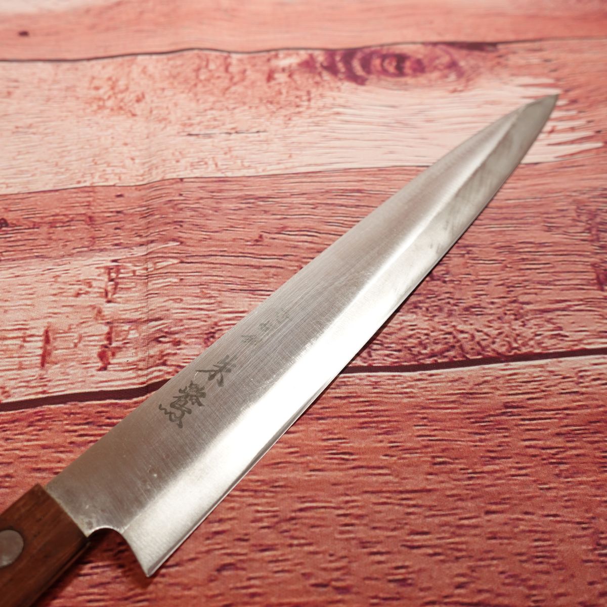 Toki Yanagiba Knife, Sharpened, Sashimi Knife, Special Steel, Stainless Steel, Single-edged, Thin, Lightly Used