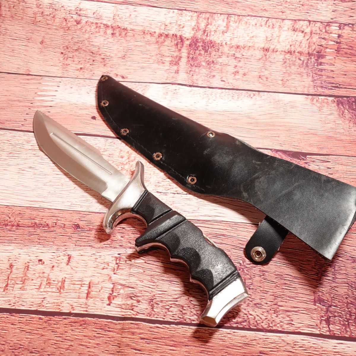 The Best Defense Sheath Knife, Sharpened, Hunting Knife, Stainless Steel 420, Camping, Outdoor, Sheath Included