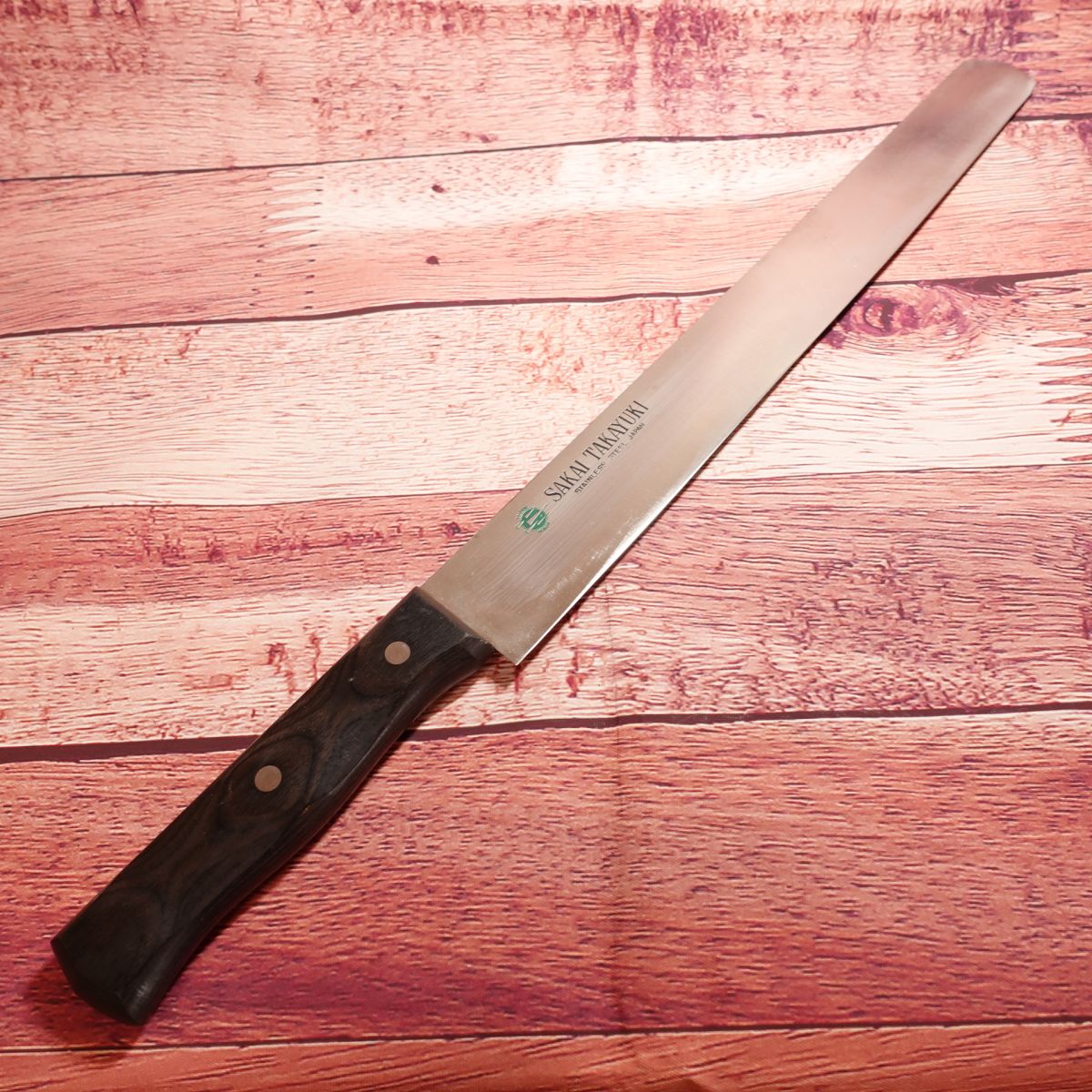 Sakai Takayuki Castella Knife, Sharpened, Stainless Steel, Cake Knife, Double-edged, Straight Edge, Pastry Knife