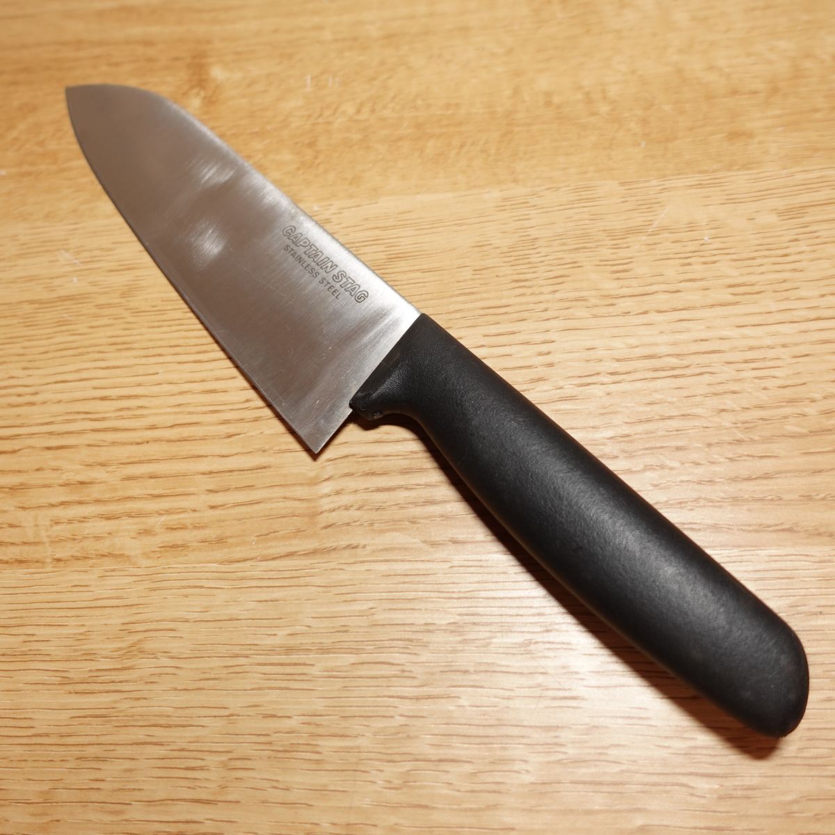 CAPTAIN STAG Messer, geschärft, leicht, Allzweckmesser, Edelstahl, Santoku, Outdoor, Camping, zweischneidig