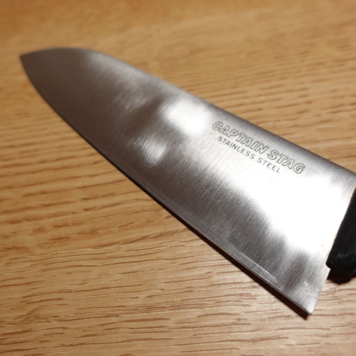 CAPTAIN STAG Messer, geschärft, leicht, Allzweckmesser, Edelstahl, Santoku, Outdoor, Camping, zweischneidig