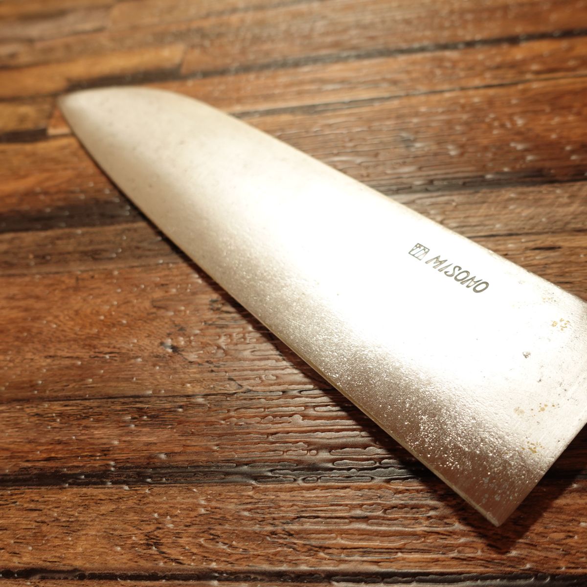 Couteau Santoku Misono, aiguisé, couteau tout usage, qualité spéciale Fukuichi, double tranchant, acier, 211