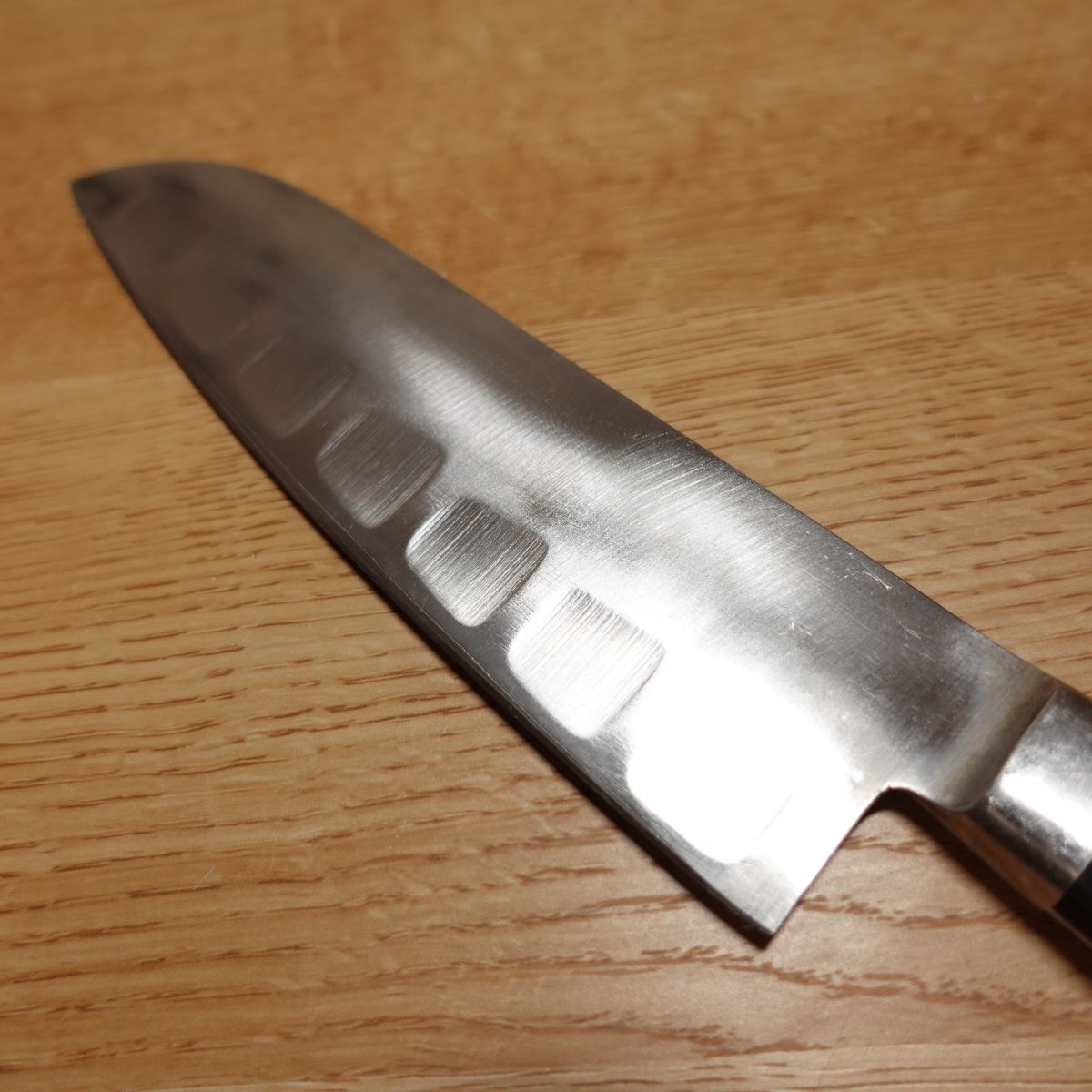 TOSHU Santoku Knife, Sharpened, All-purpose, Western Knife, Divots, Dimpled, Double-edged