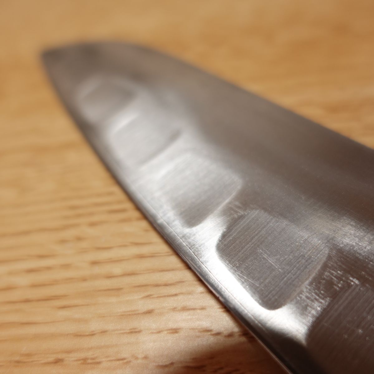 TOSHU Santoku Knife, Sharpened, All-purpose, Western Knife, Divots, Dimpled, Double-edged