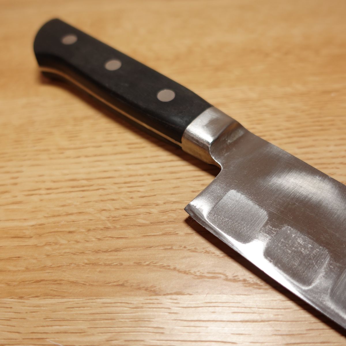 TOSHU Santoku Knife, Sharpened, All-purpose, Western Knife, Divots, Dimpled, Double-edged