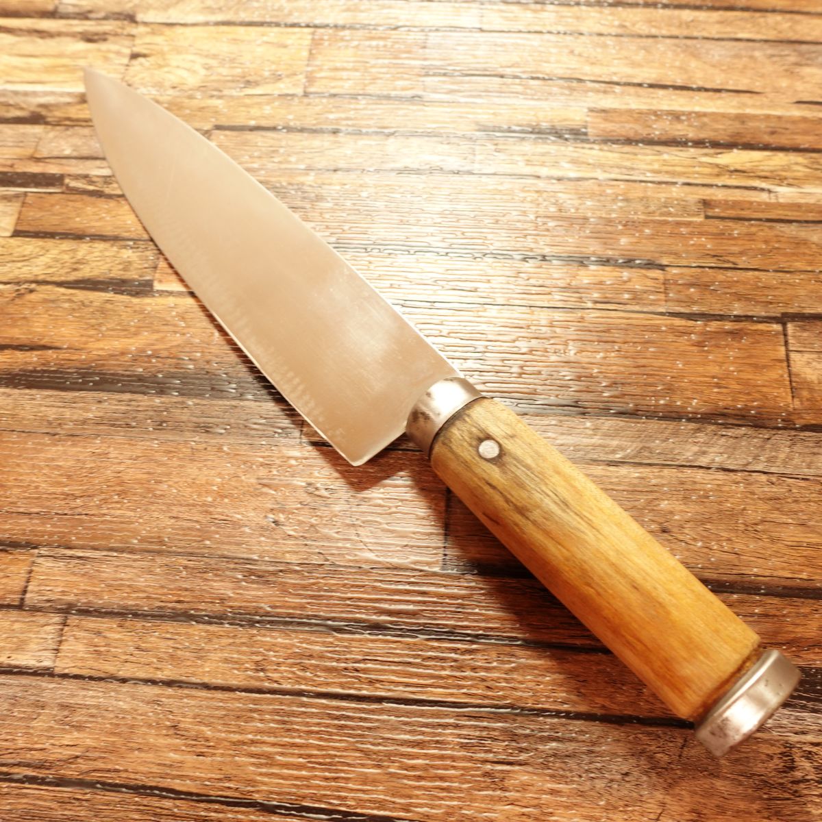 Couteau de chef Nanbara Gyuto, aiguisé, couteau coréen, à double tranchant, à simple tranchant, incliné 7:3, acier inoxydable, Hangul