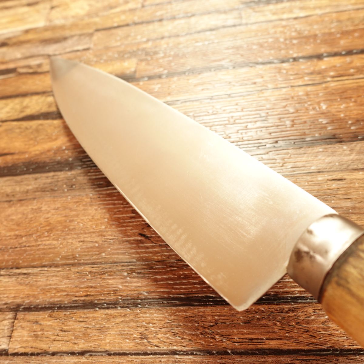 Nanbara Gyuto, Chef’s Knife, Sharpened, Korean Knife, Double-edged, Single-edged Inclined 7:3, Stainless Steel, Hangul