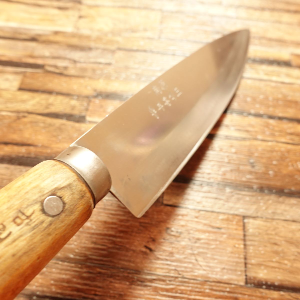 Nanbara Gyuto, Chef’s Knife, Sharpened, Korean Knife, Double-edged, Single-edged Inclined 7:3, Stainless Steel, Hangul