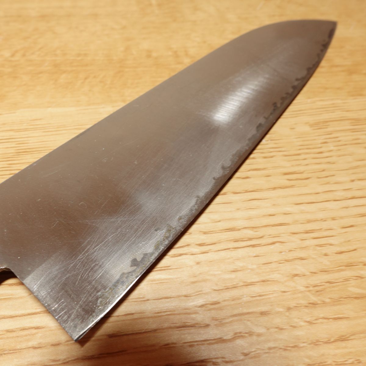 Couteau Santoku Takahisa, aiguisé, couteau tout usage, Gyuto, Hon-Warikomi, couteau occidental, à double tranchant