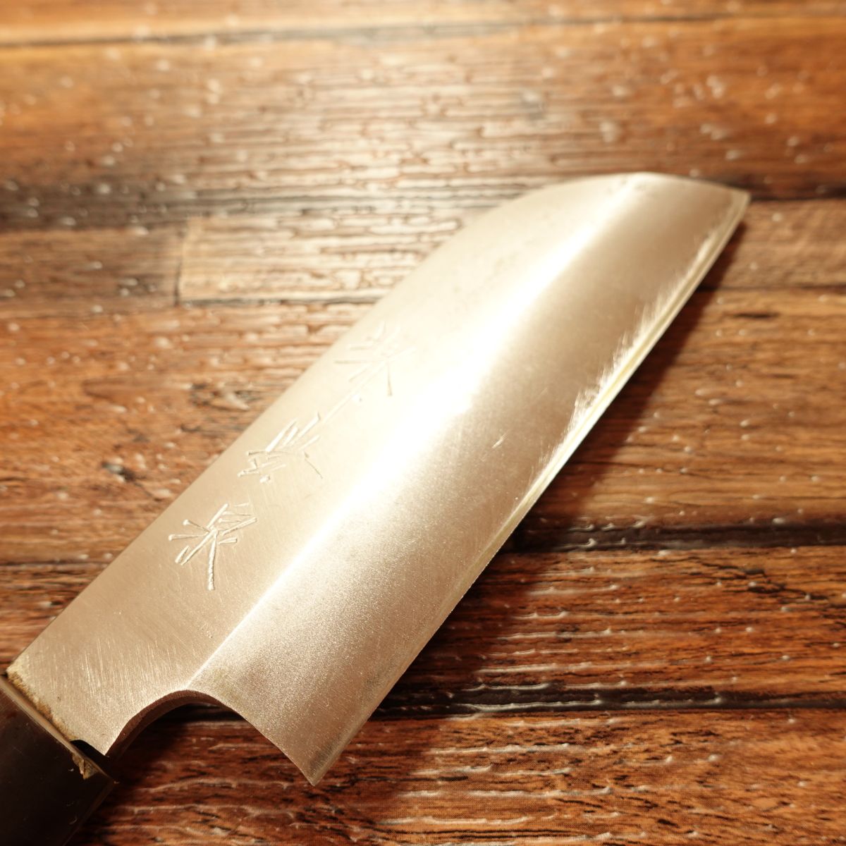 Sakai Toyoizumi Mukimono Knife, Sharpened, Water Buffalo Horn Handle, Single-edged, Japanese Knife, Steel, Mukimono