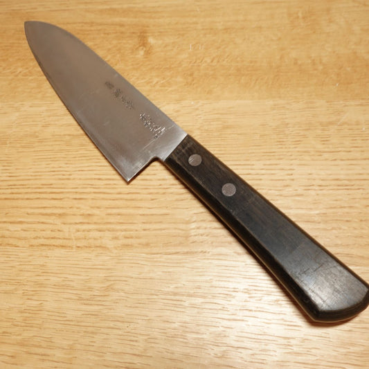 Couteau tout usage Minamoto Masatsune, aiguisé, Gyuto, Hon-Warikomi, DP, Santoku, à double tranchant, couteau occidental